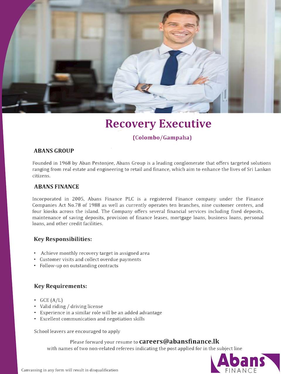 Recovery Executive