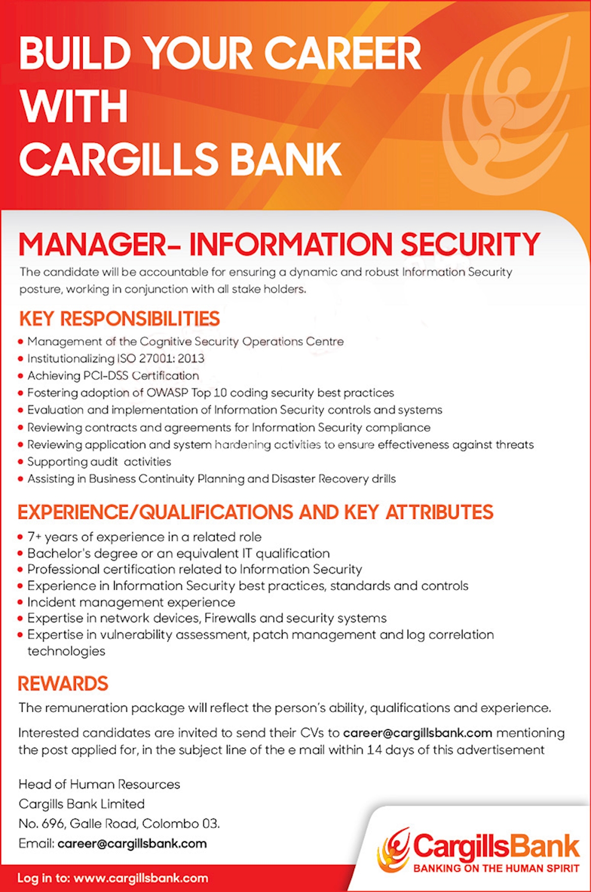 Manager - Information Security