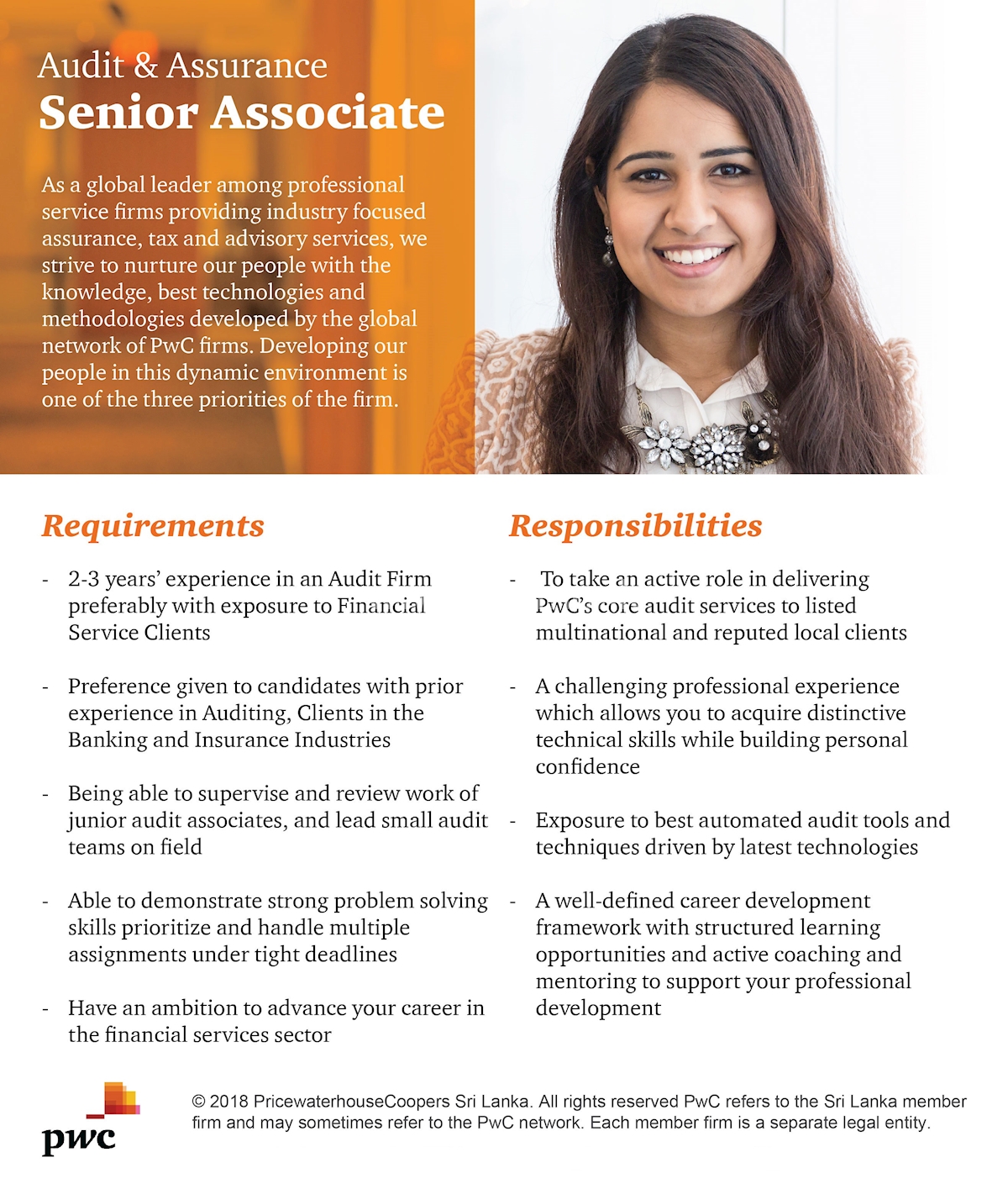 Audit and Assurance - Senior Associate