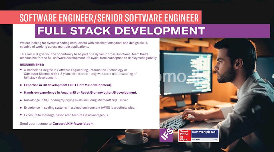 Software Engineer / Senior Software Engineer - Full Stack Development