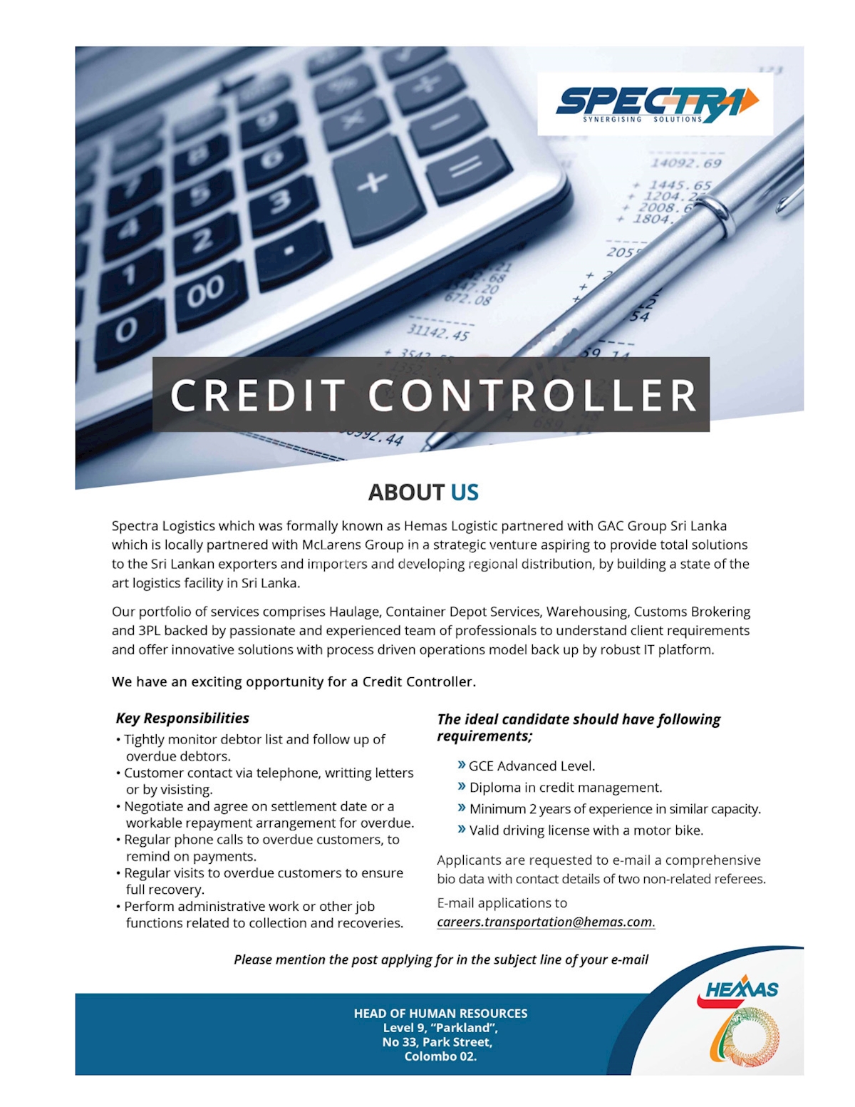 Credit Controller