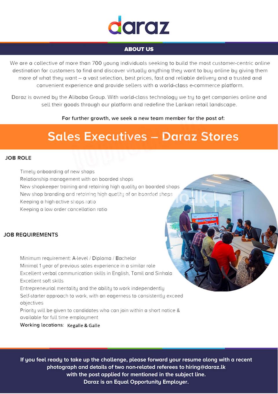 Sales Executives - Daraz Stores