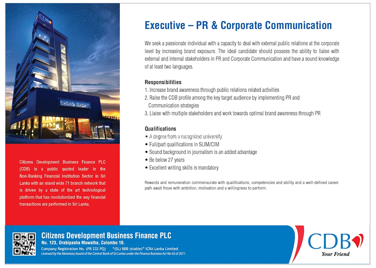 Executive - PR & Corporate Communication