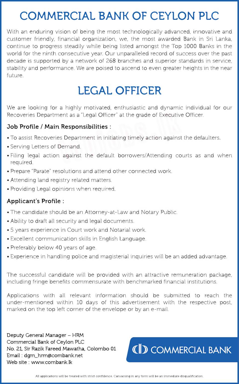 Legal Officer