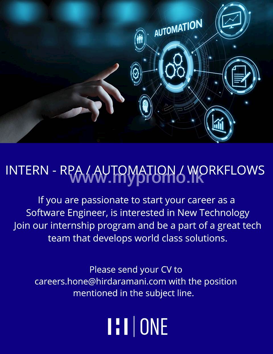 Intern - RPA / Automation / Workflows