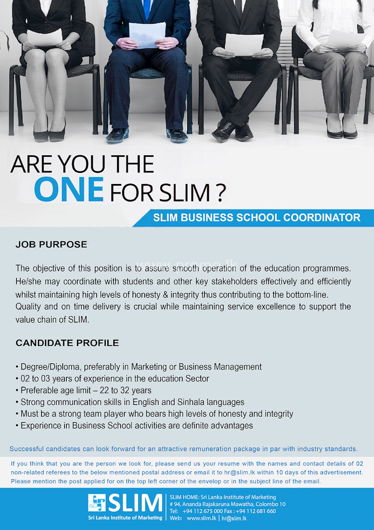 SLIM Business School Coordinator