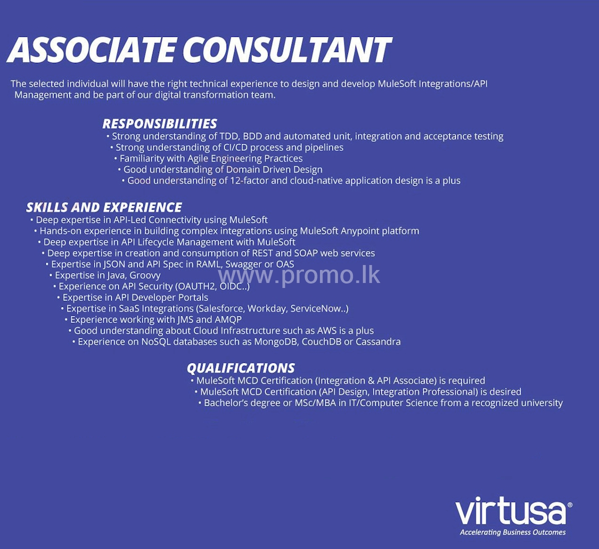 Associate Consultant 