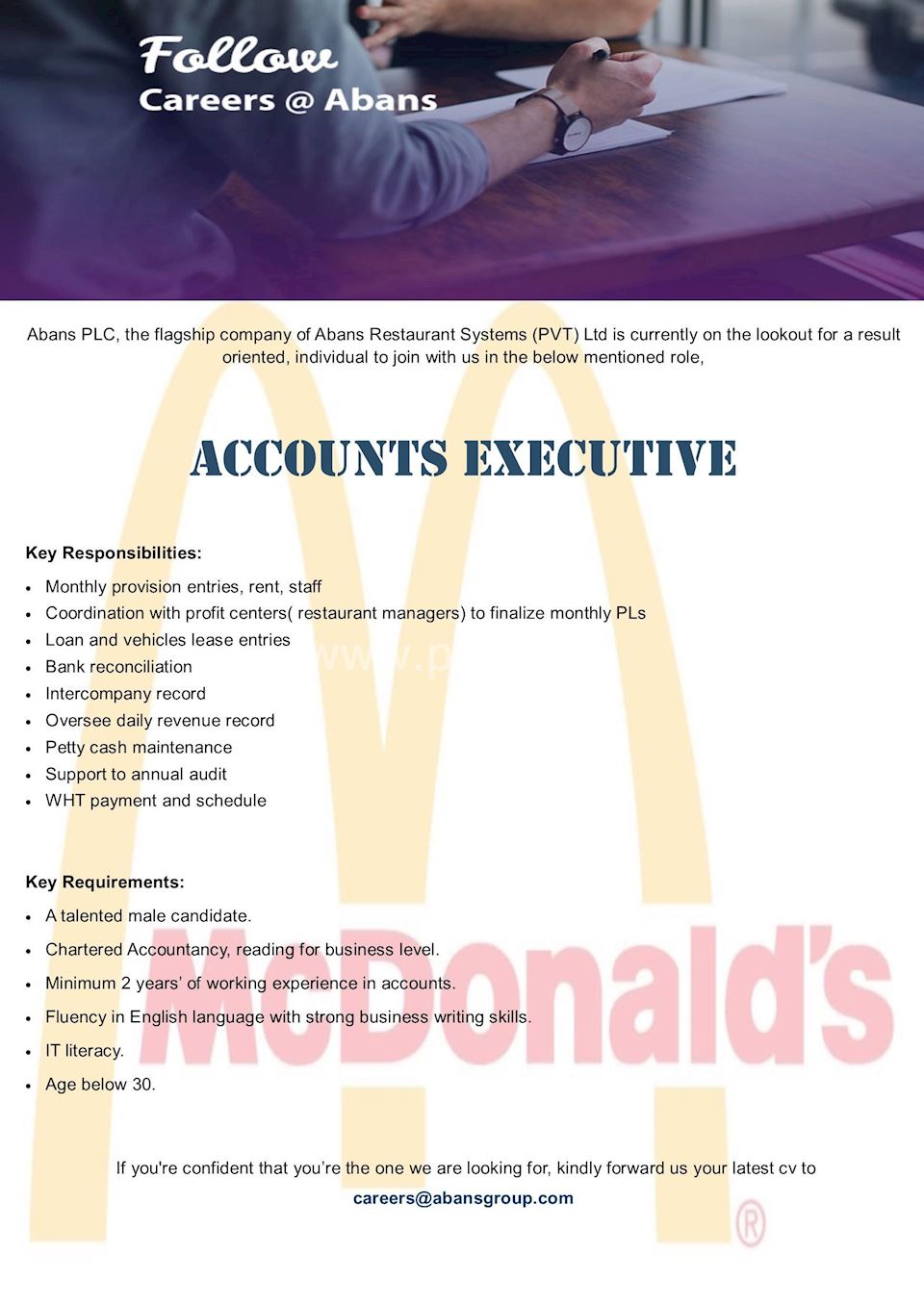 Accounts Executive 