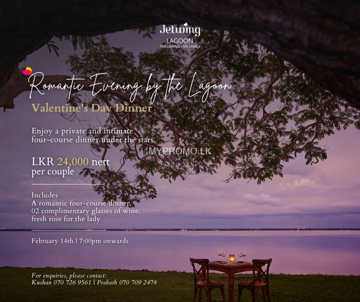 Valentine's Day Dinner at Jetwing Lagoon