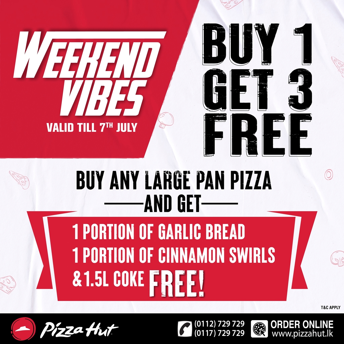 WEEKEND VIBES from Pizza Hut