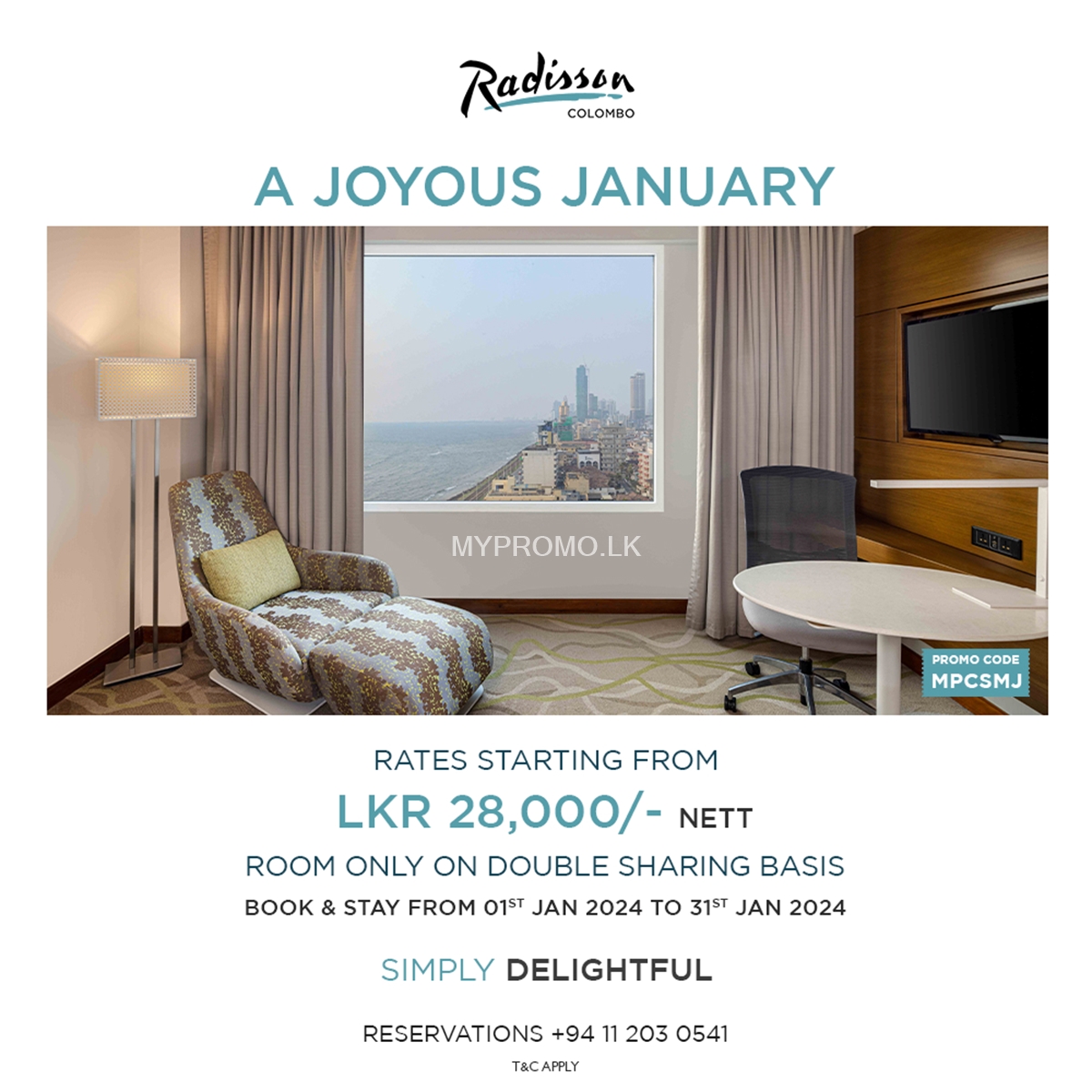 Enjoy a joyous January with Radisson Hotel Colombo