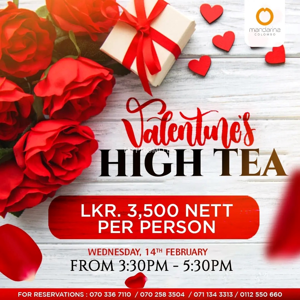 Valentine's High Tea at Mandarina Colombo