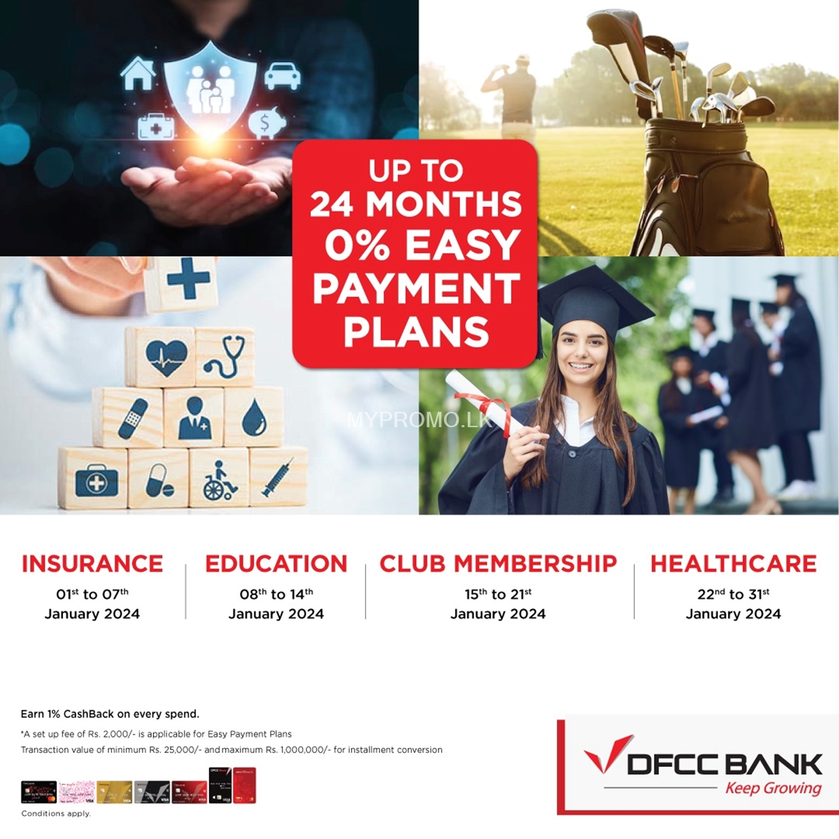 Buy Now Pay Later with DFCC Credit Cards