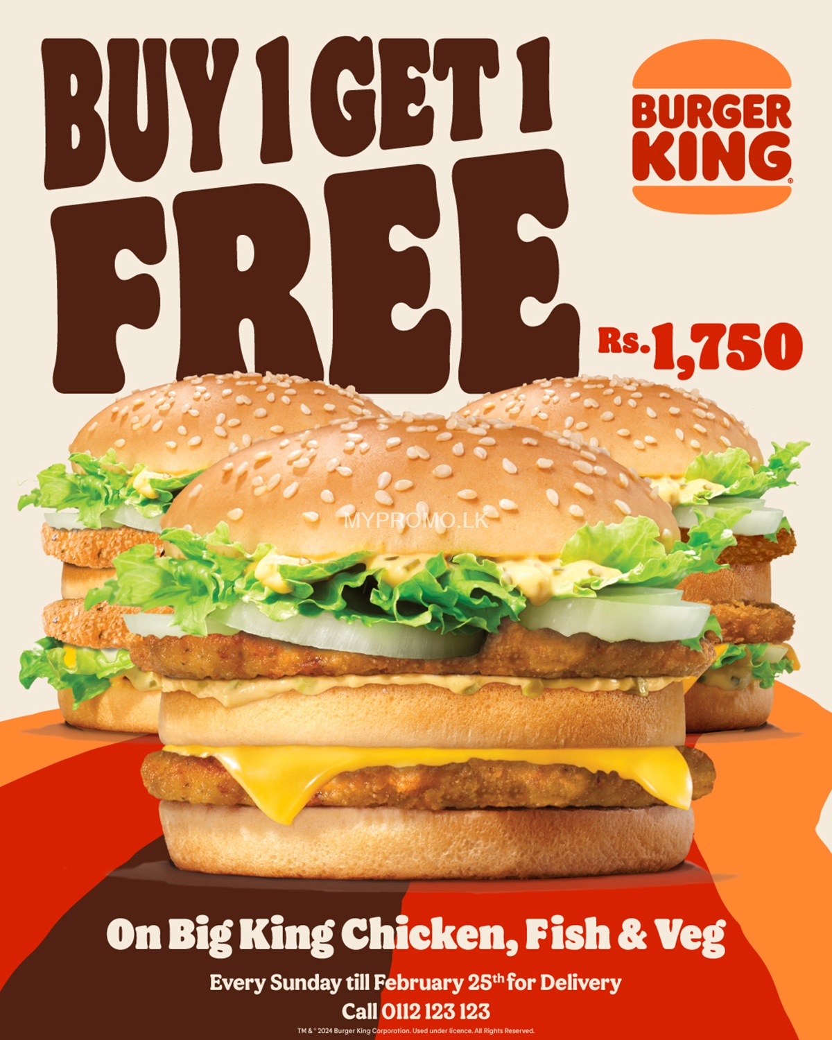  Buy 1 Get 1 Free at Burger King