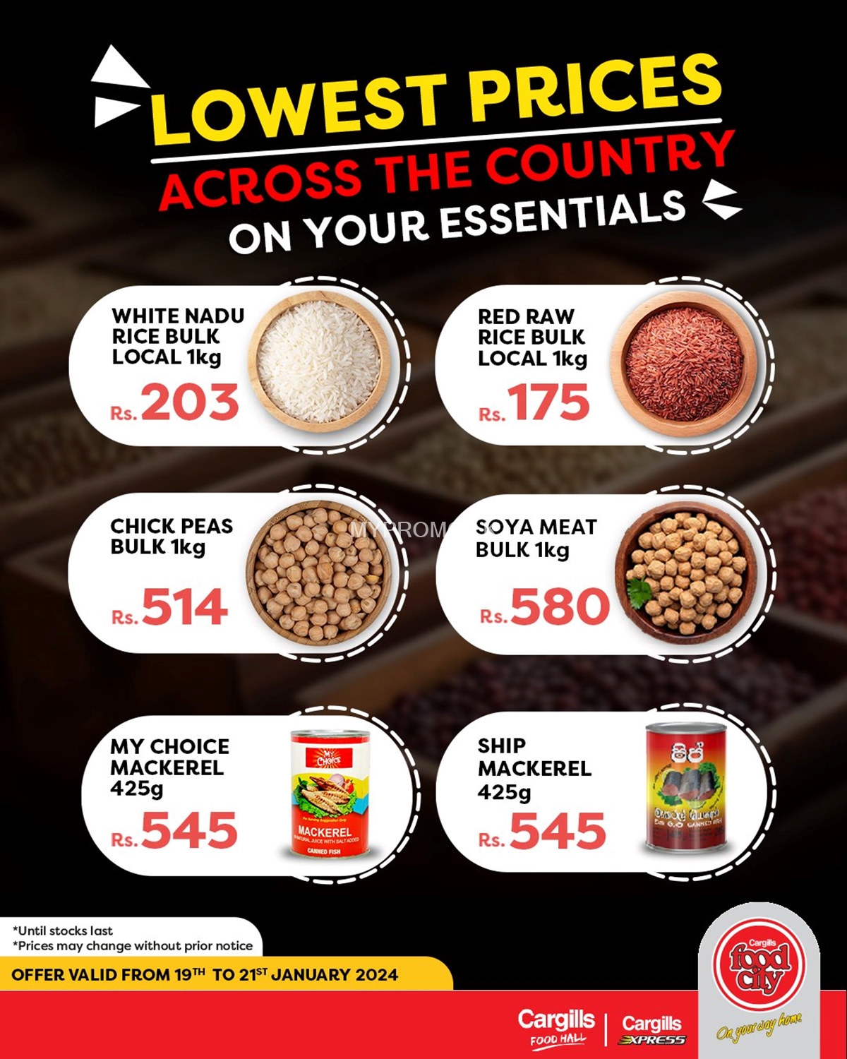 Lowest Prices on your essentials at Cargills Food City