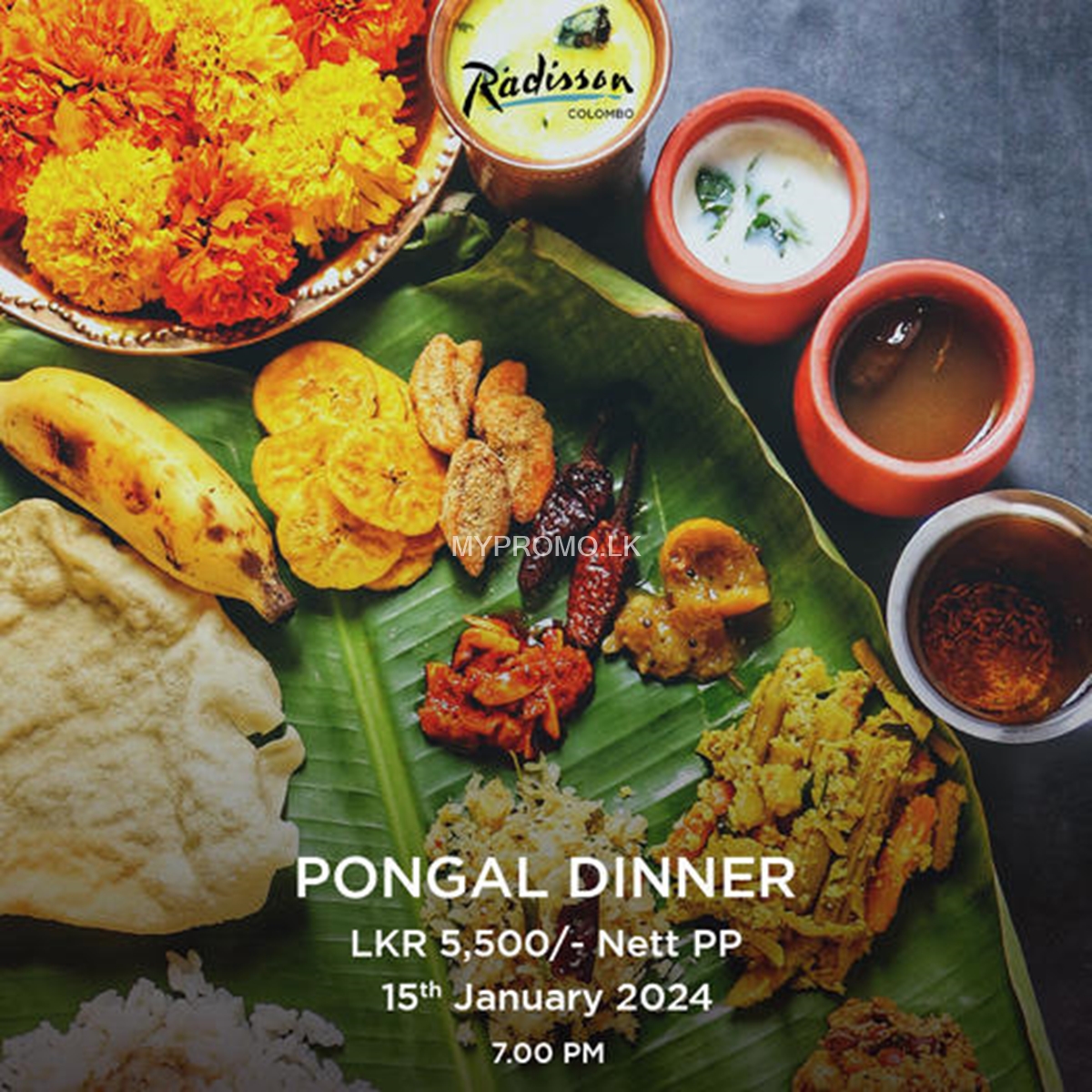 Pongal dinner buffet at Radisson Hotel Colombo