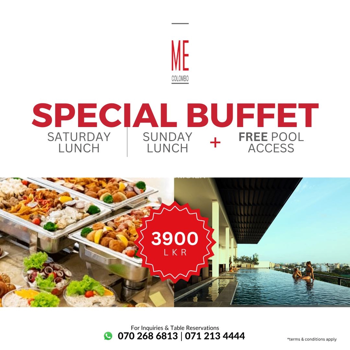 Weekend Lunch Buffet at ME Colombo