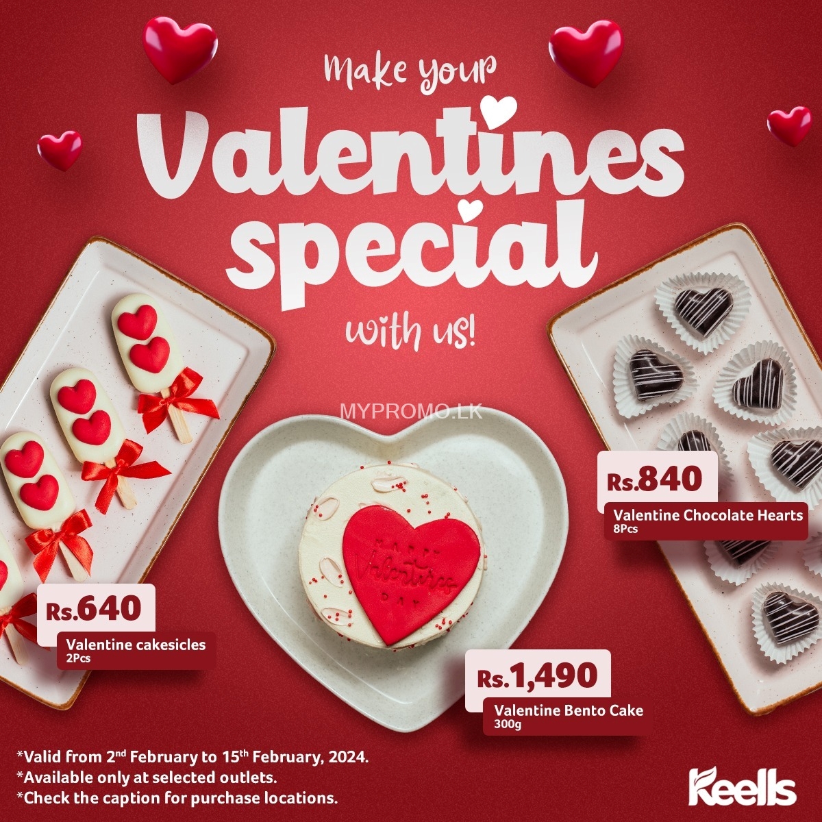 Indulge in love-infused delights this Valentine at Keells