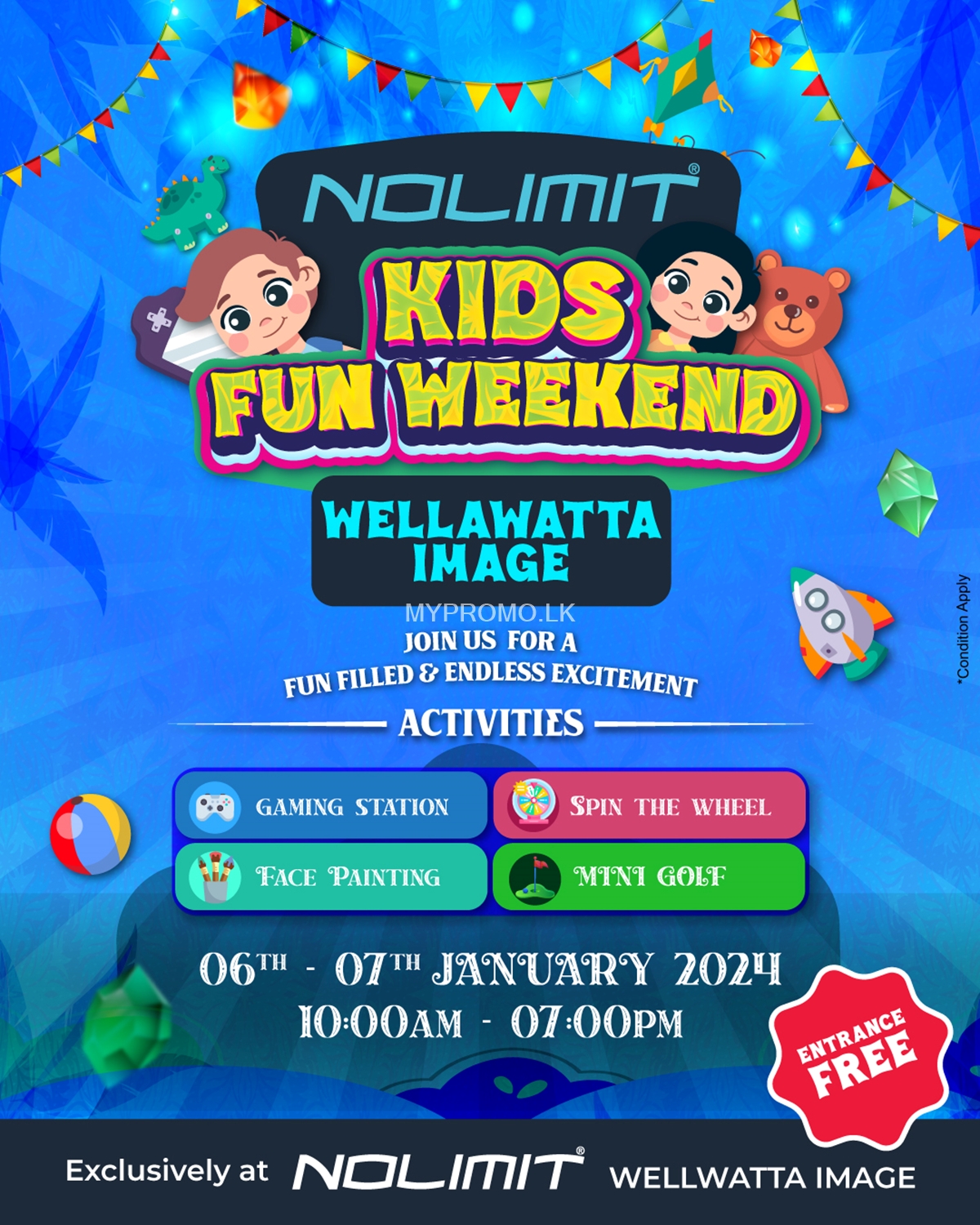 Kids Fun Weekend at NOLIMIT
