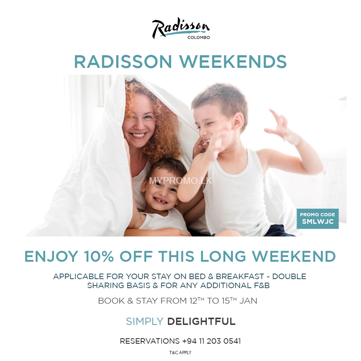 Enjoy 10% Off this Long Weekend at Radisson Hotel Colombo
