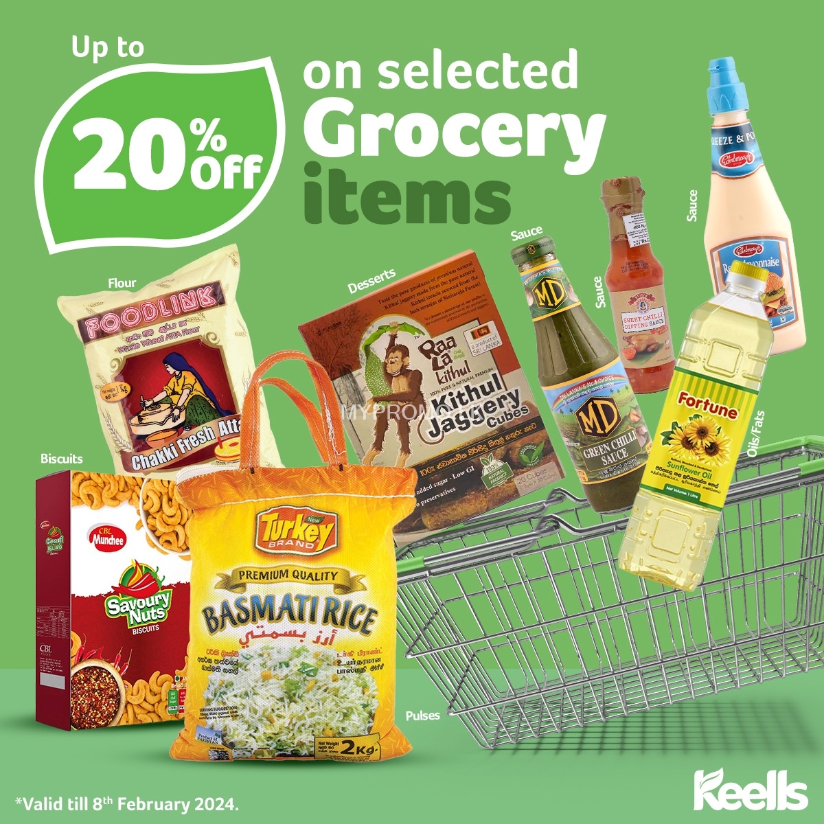 Get up to 20% Off on selected Grocery Items at Keells