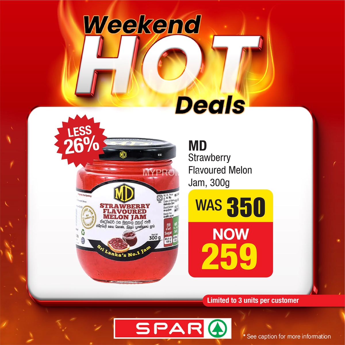 WEEKEND HOT DEALS on selected products at SPAR Sri Lanka