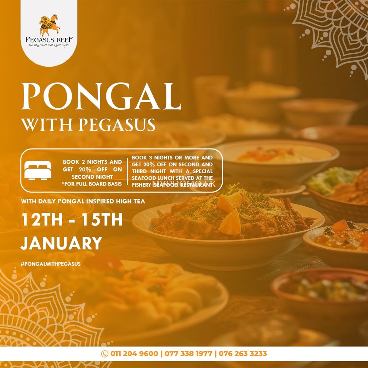 Celebrate Thai Pongal Long Weekend at Pegasus Reef Hotel