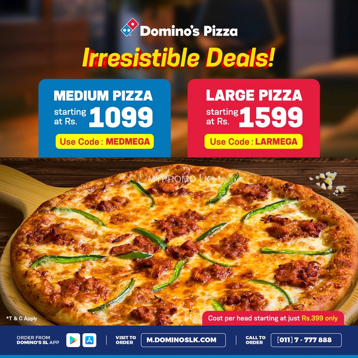 Incredible offer from Domino's Pizza!