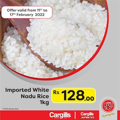 Imported White Nadu Rice 1 KG
