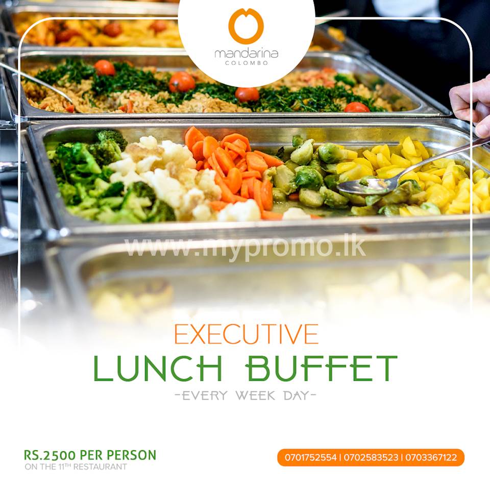 Executive lunch buffet at Mandarina Colombo