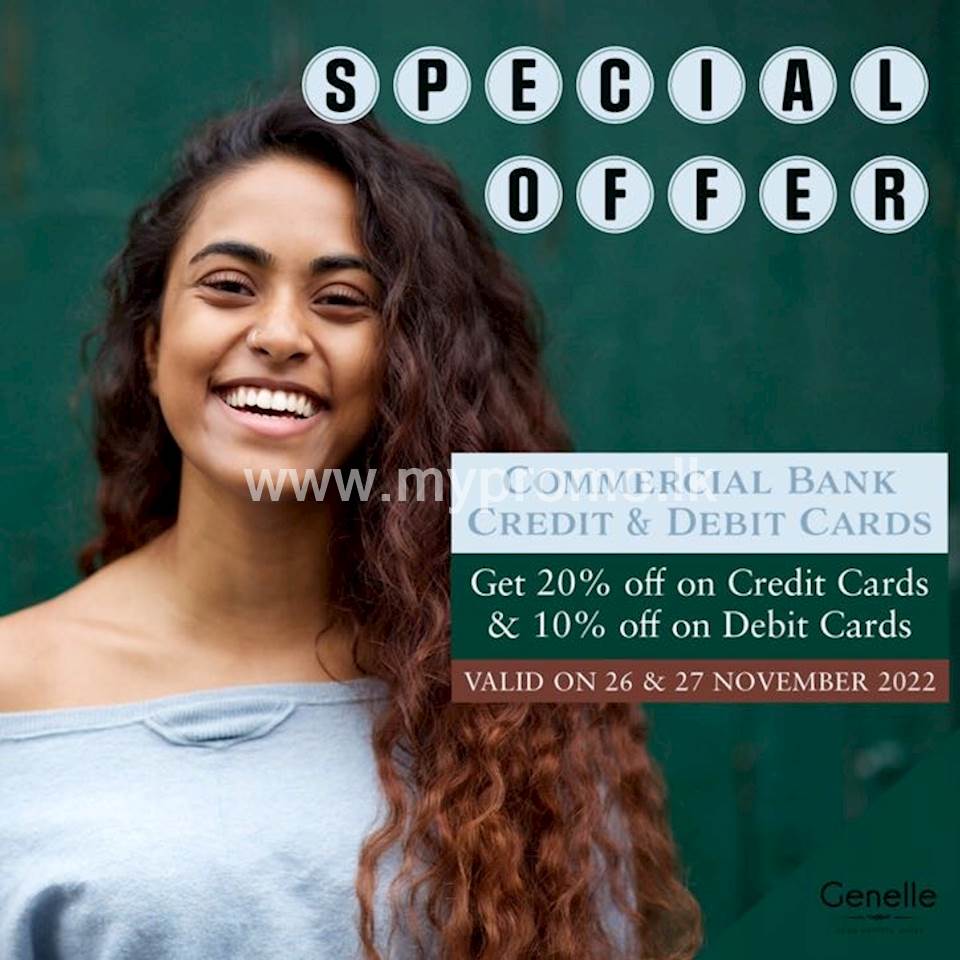 Enjoy great savings when you shop with your Commercial Bank Credit and