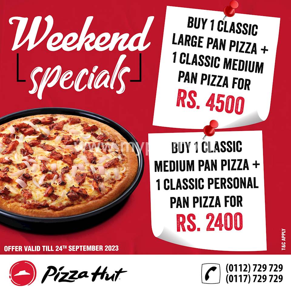 Weekend Specials from Pizza Hut
