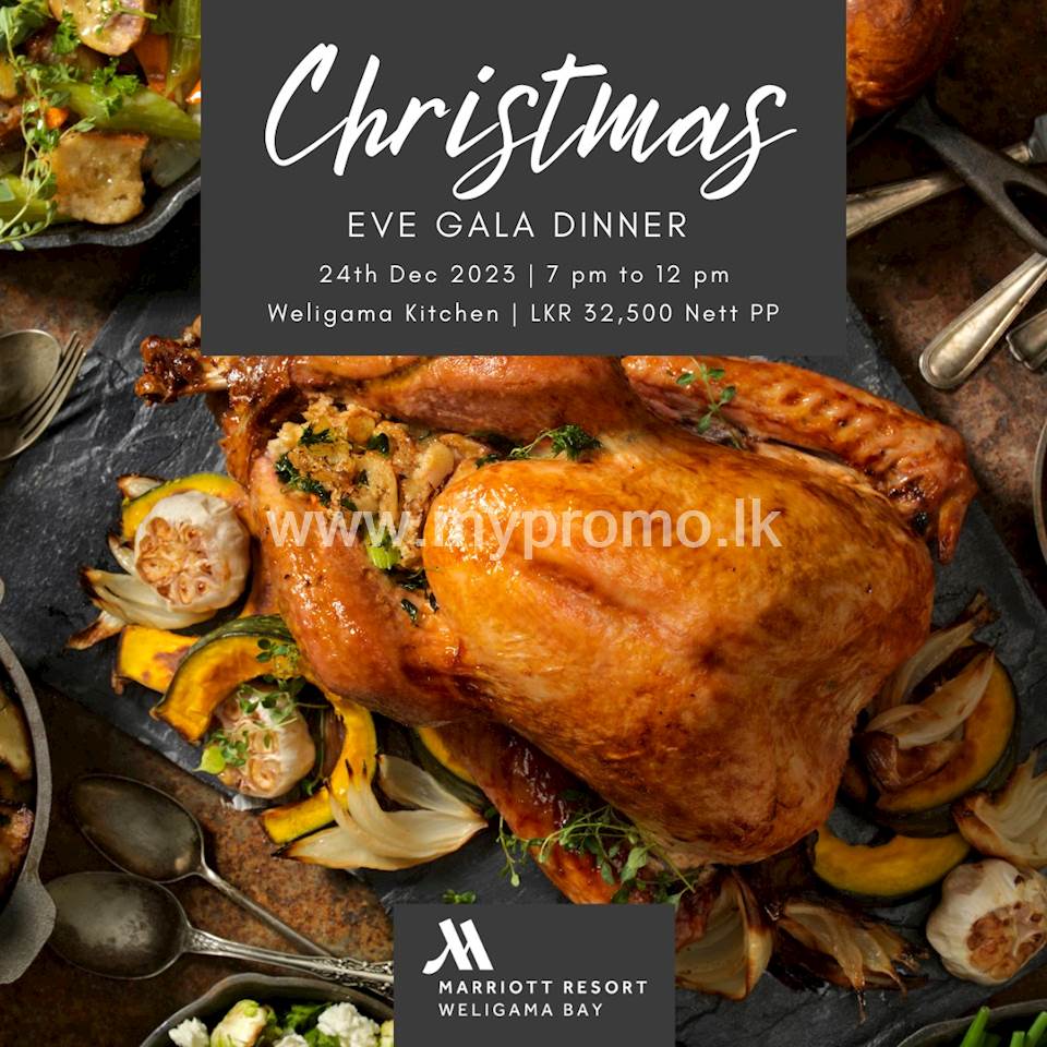 Christmas Eve Gala Dinner at Weligama Bay Marriott Resort & Spa