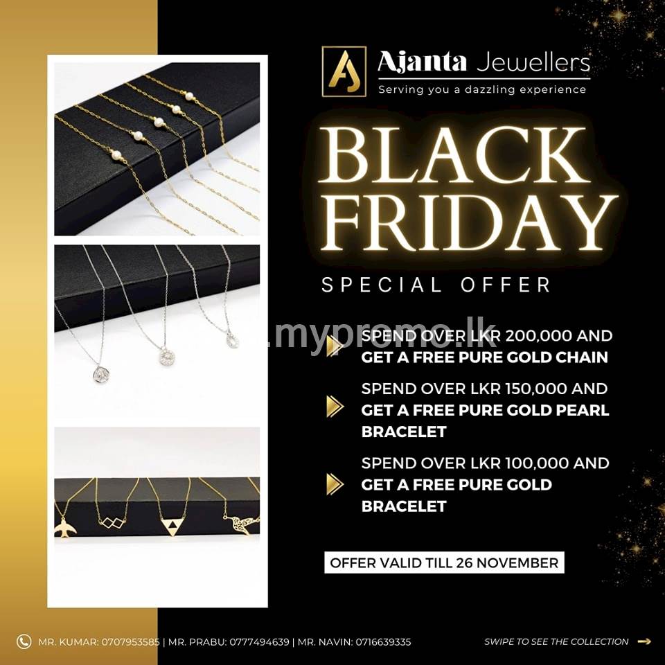 Black Friday Special Offer at Ajanta Jewellers
