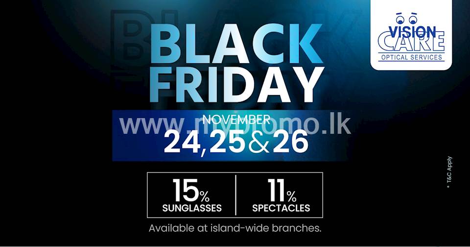 Vision Care Take advantage of up to 15 off during the Black Friday