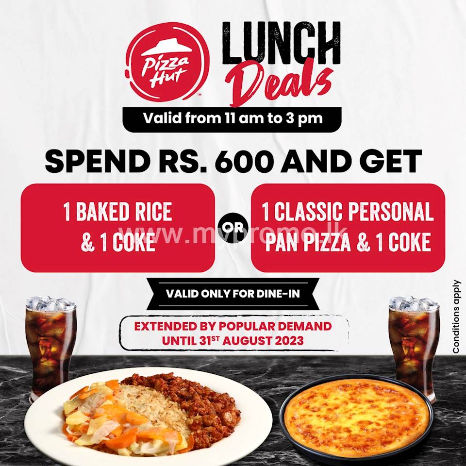 Lunch Time Deals at Pizza Hut