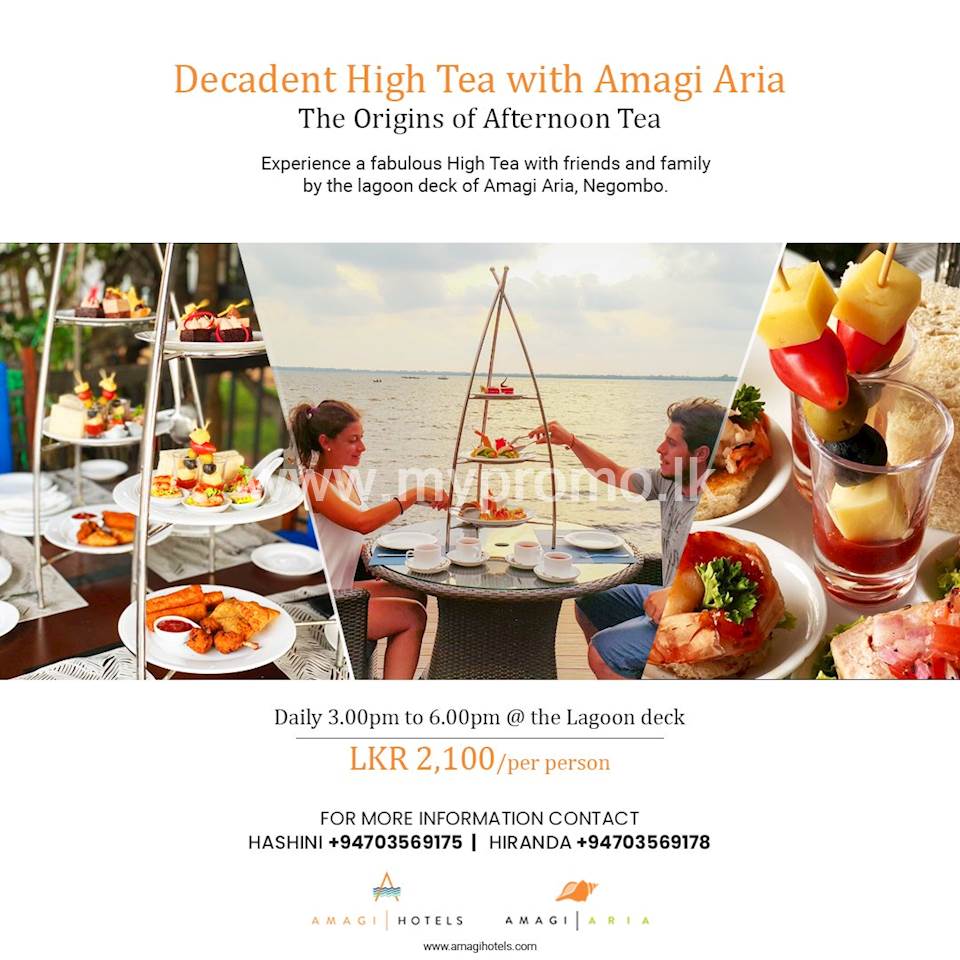 Enjoy a decadent high tea, A sweet and delicious treat from Amagi Aria