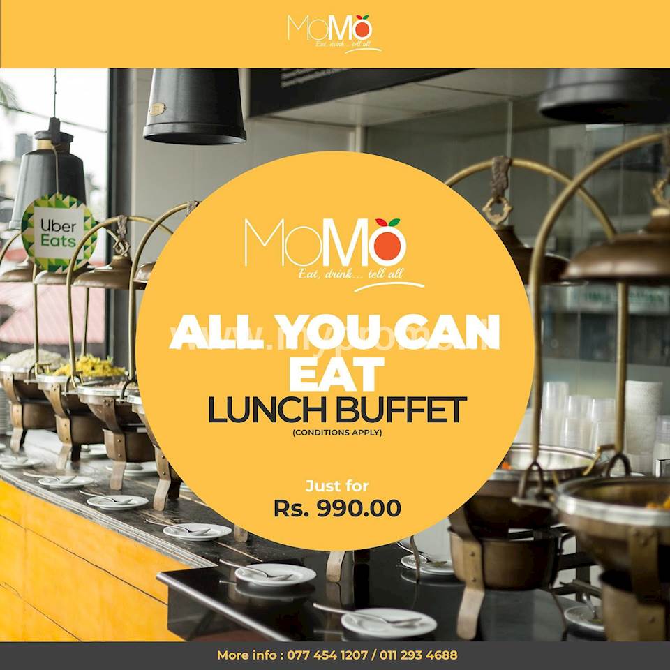 All you can eat Lunch buffet at MoMo