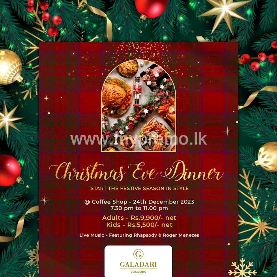 Christmas Eve Dinner at Coffee Shop, Galadari Hotel
