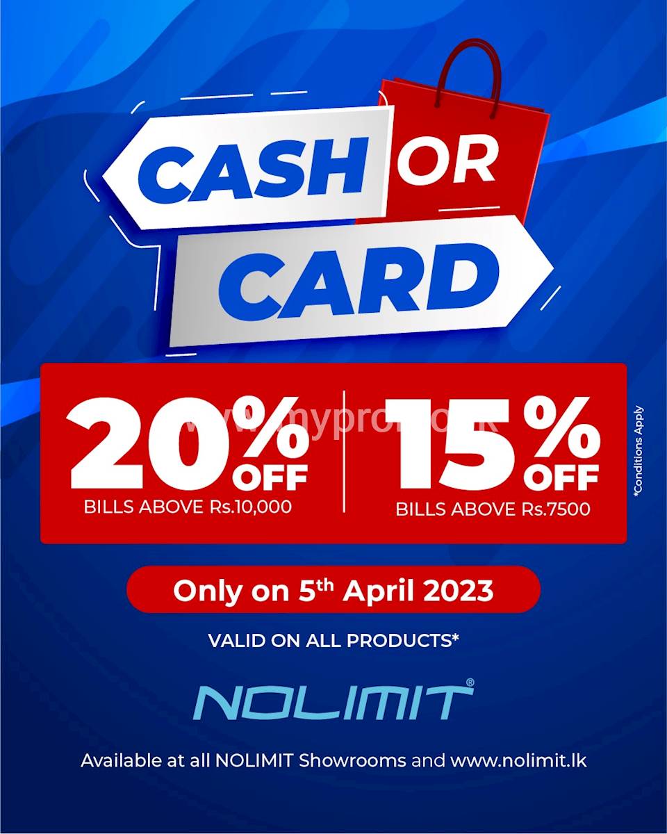 Experience festive shopping with Cash or Card promotion at NOLIMIT