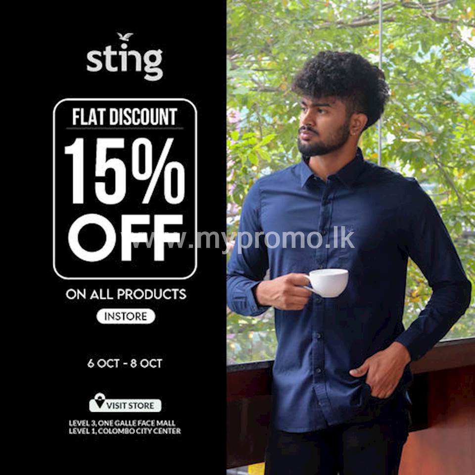 FLAT 15% OFF discount at Sting