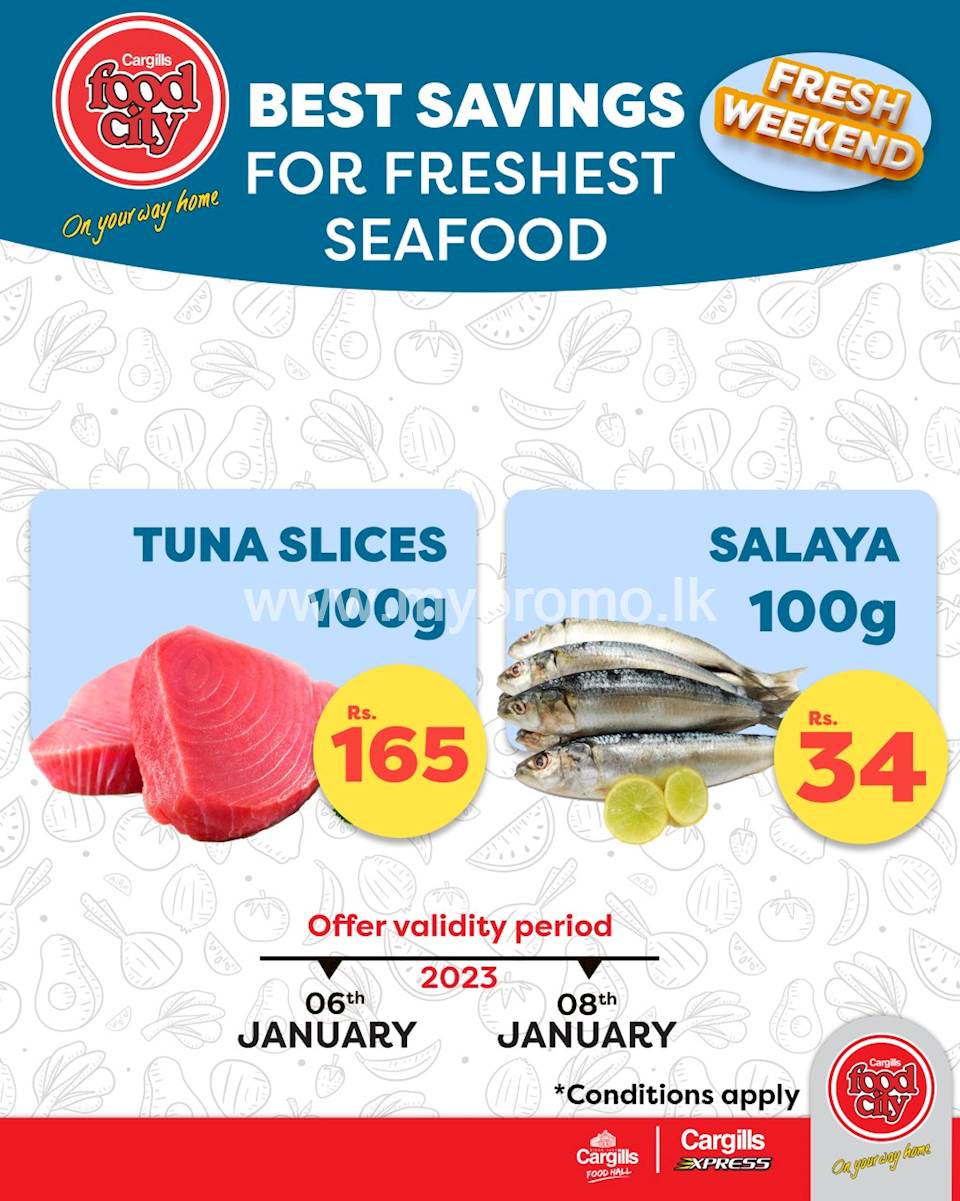 Buy fresh seafood at the Best Savings across Cargills FoodCity outlets ...