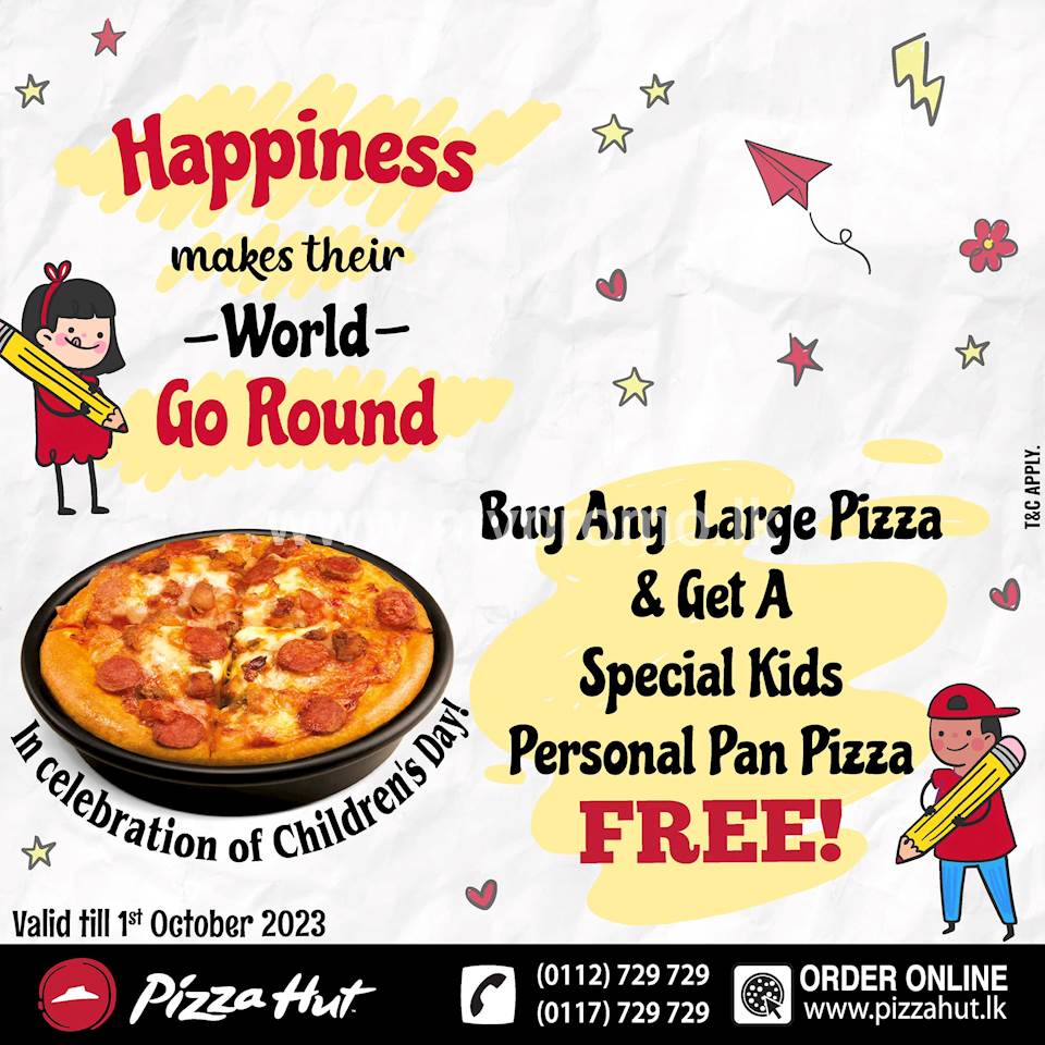Children's Day Special at Pizza Hut
