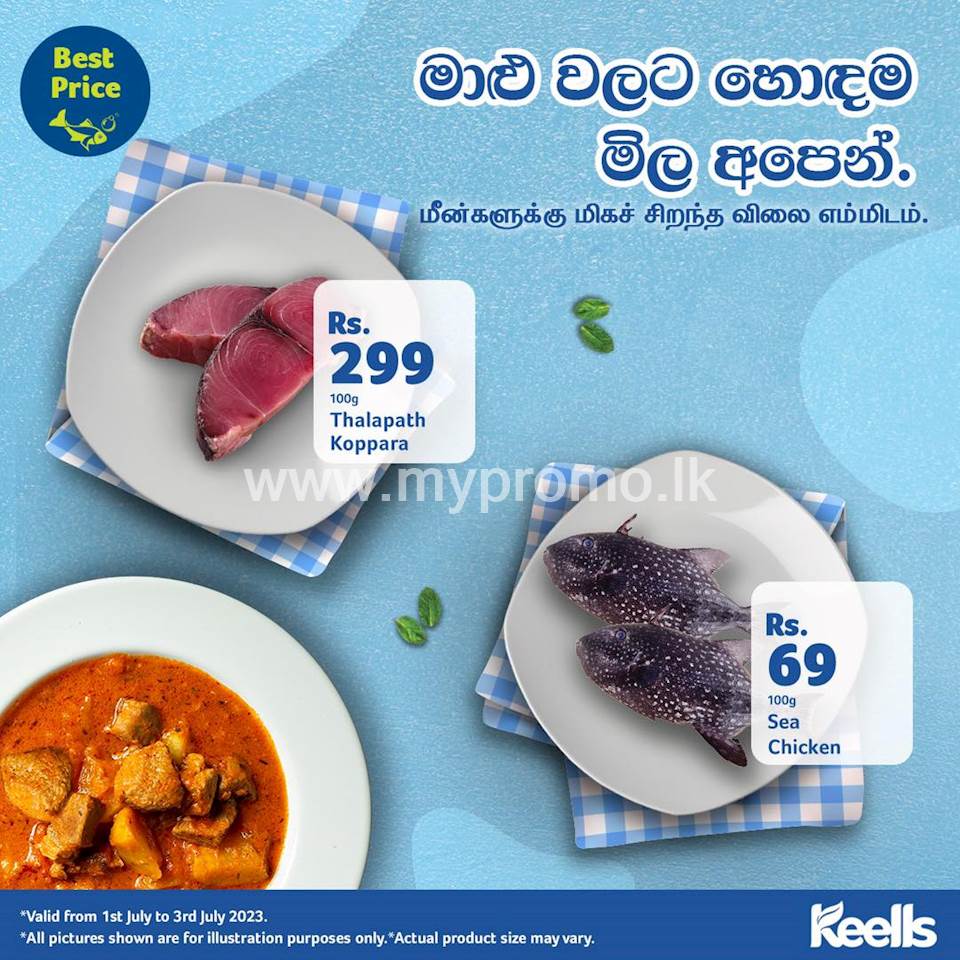 Best prices on fish with Keells!