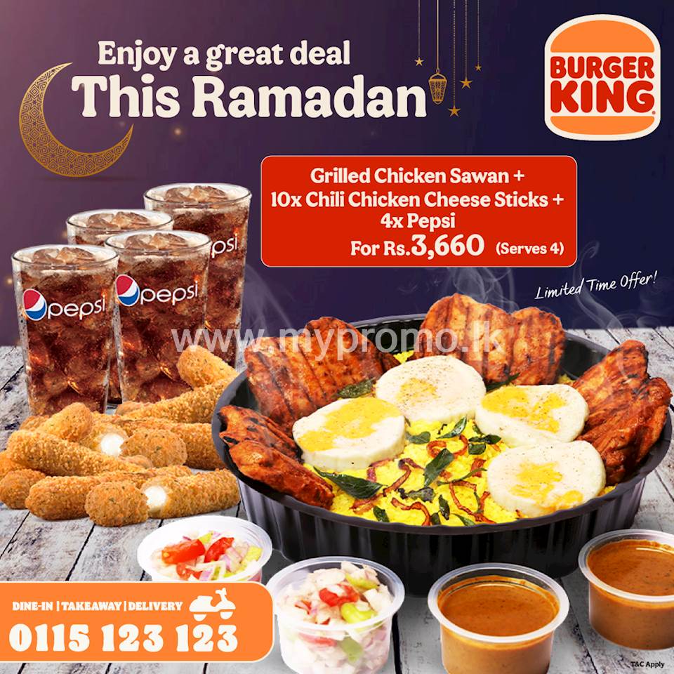 Ramadan deal at Burger King