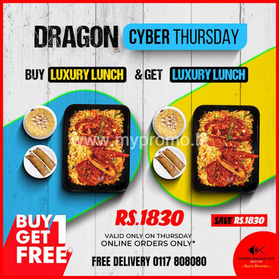 Cyber Thursday at Chinese Dragon Cafe