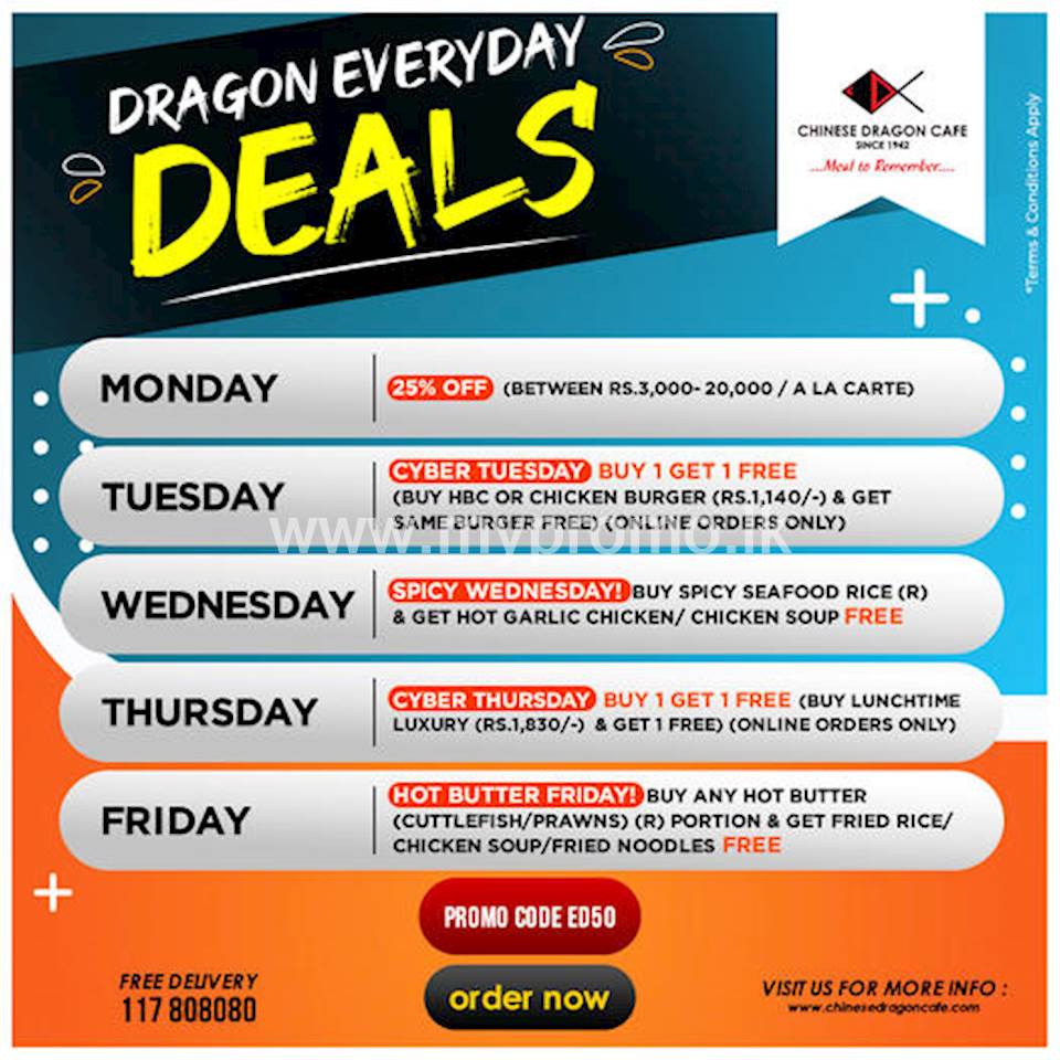 Dragon Everyday Deals!