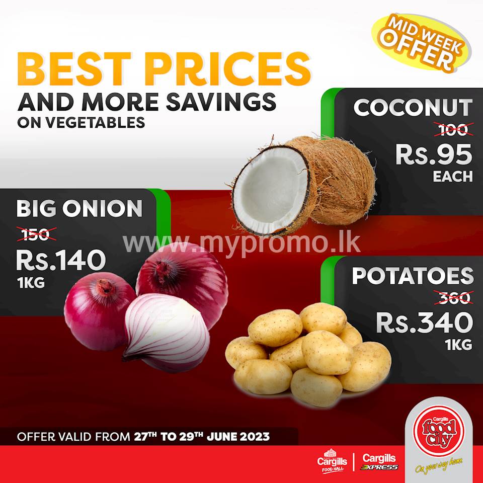 Buy Fresh Vegetables At The Best Prices And More Savings Across ...