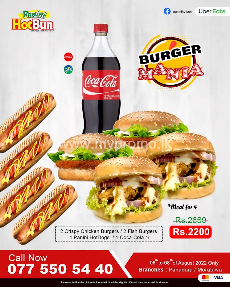 Panini Burger Mania..!