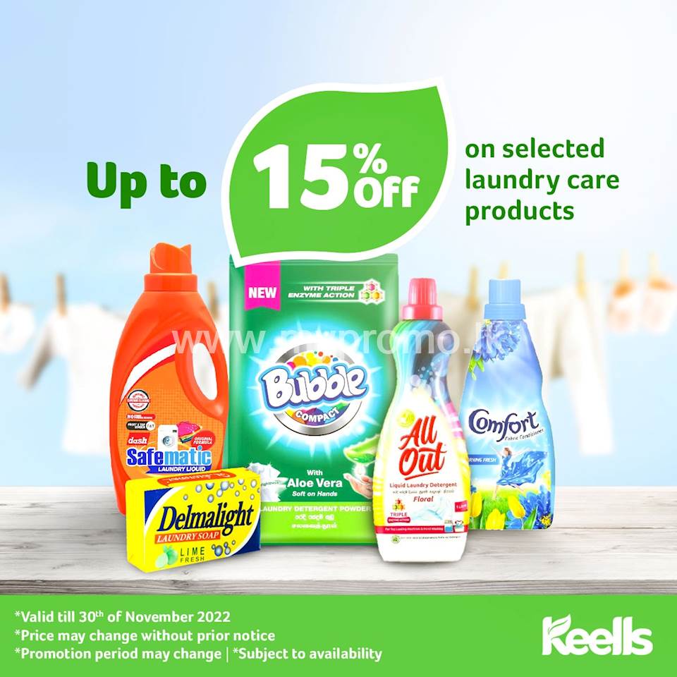 Enjoy great savings on your laundry care essentials at Keells